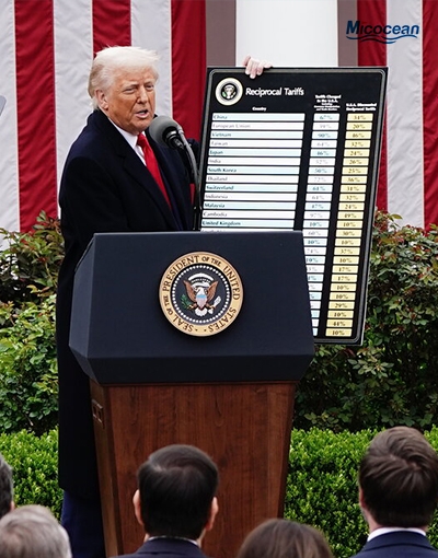 北京時間4月3日凌晨4點，特朗普“對等關(guān)稅”落地，再次對中國加征34%的關(guān)稅!